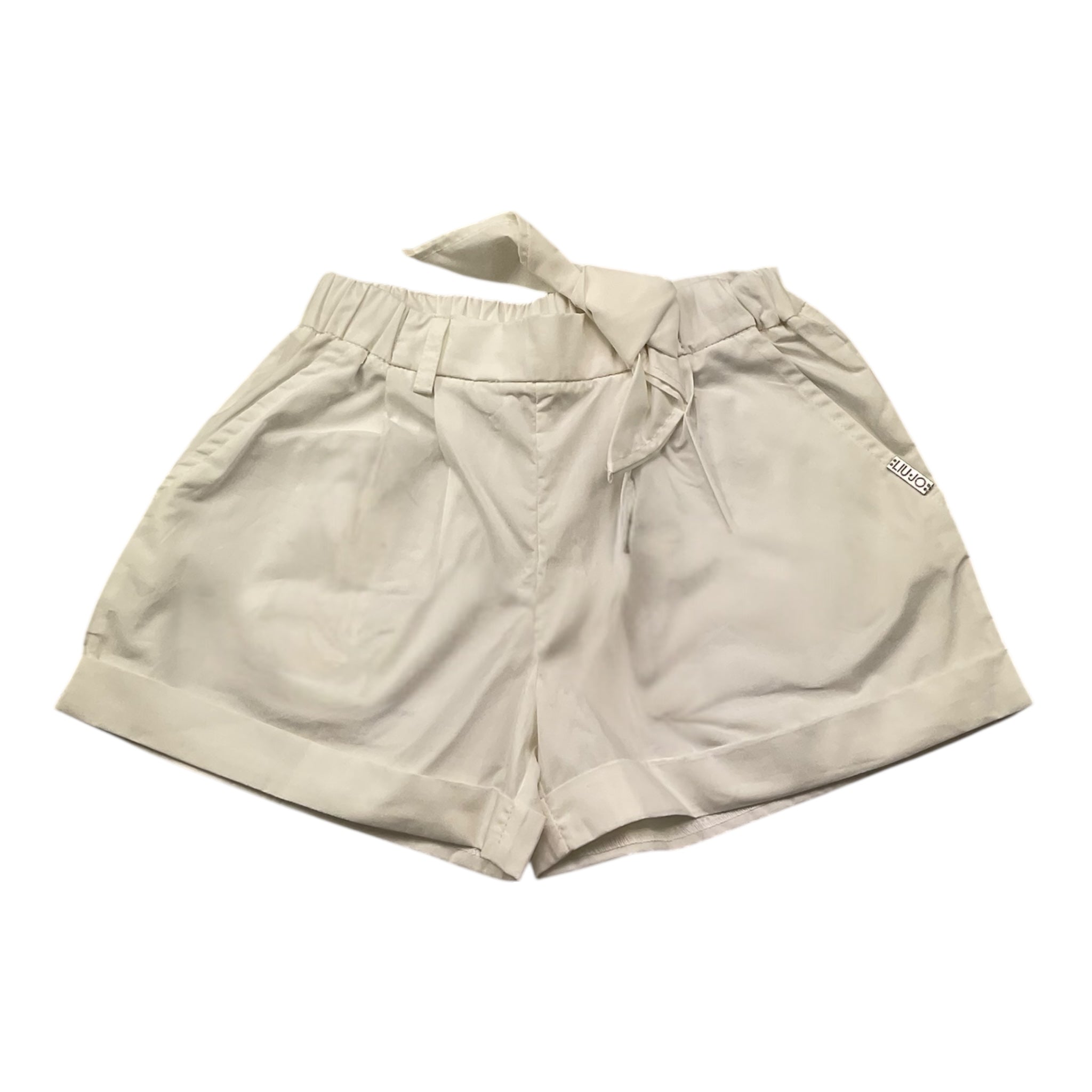 Liu Jo Short Tinta Unita con Elastico In Vita per Neonata KA3131 BIANCO LIU JO 