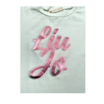 Liu Jo Tshirt Girocollo tinta unita con Stampa Bianco per Neonata KA4011 BIANCO LIU JO 