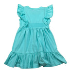 Liu Jo Abito Mezza Manica tinta unita Verde Acqua per Bambina KA4089XJ VERDE ACQUA LIU JO 