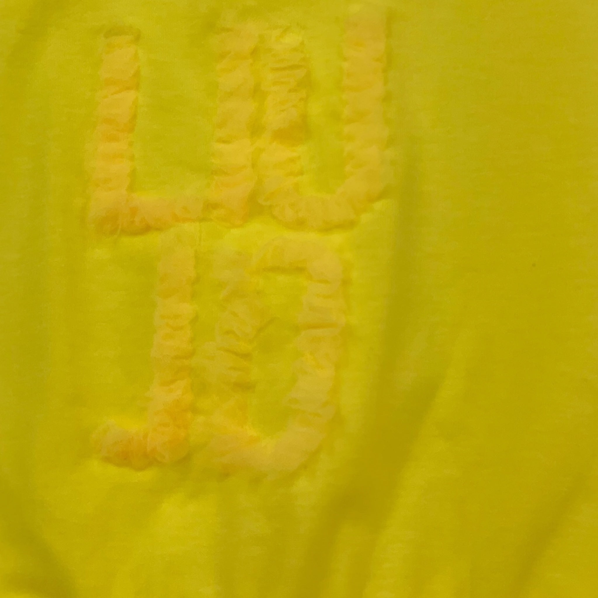 Liu Jo Abito Giromanica Tinta Unita con Stampa per Bambina KA4090 GIALLO LIU JO 