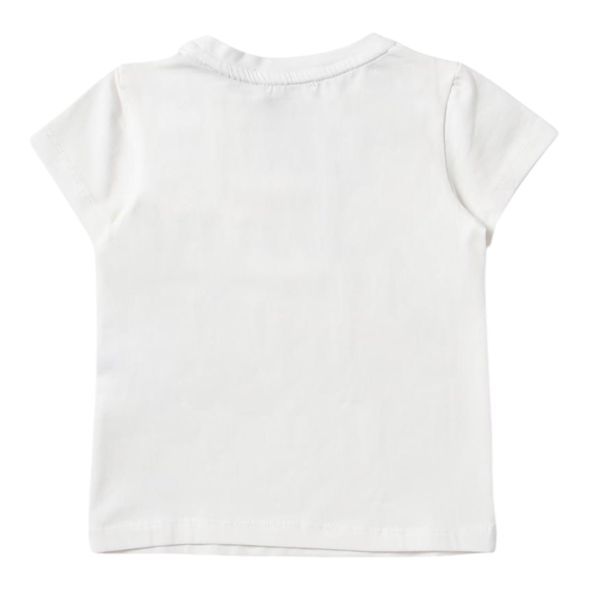 Liu Jo T-Shirt Girocollo Tinta Unita con Stampa per Neonata KA4096 PANNA LIU JO 
