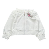 Liu Jo Felpa Chiusa con Cappuccio tinta unita Bianco per Bambina KA5016X BIANCO LIU JO 