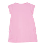 Liu Jo Abito Mezza Manica Tinta Unita con Logo per Neonata KA5017N ROSA LIU JO 