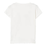Liu Jo T-Shirt Girocollo Tinta Unita con Brillantini per Bambina KA5020X BIANC LIU JO 