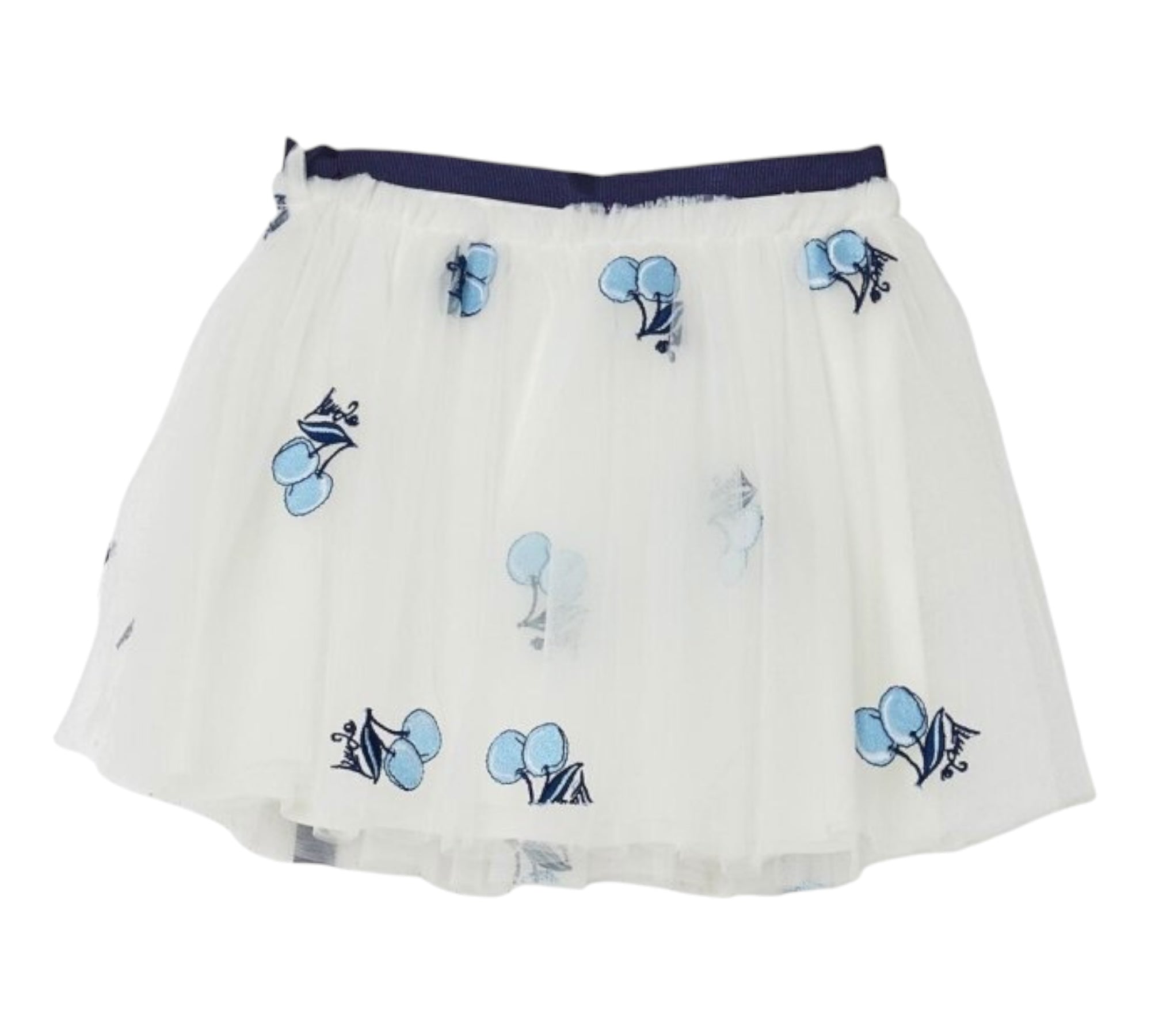 Liu Jo Gonna Tinta Unita In Tulle con Ricami per Neonata KA5043N BIANCO LIU JO 