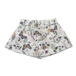Liu Jo Short Tinta Unita con Stampa Fiori per Bambina KA5060 BIANCO LIU JO 