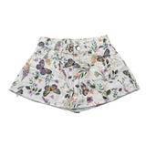 Liu Jo Short Tinta Unita con Stampa Fiori per Bambina KA5060 BIANCO LIU JO 