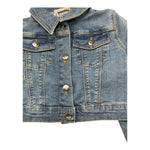 Liu Jo Giubbino In Denim Tinta Unita per Neonata KA5066N BLU LIU JO 