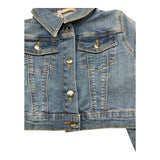 Liu Jo Giubbino In Denim Tinta Unita per Neonata KA5066N BLU LIU JO 