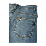 Liu Jo Jeans Tinta Unita con Girovita Regolabile per Bambina KA5067X BLU LIU JO 