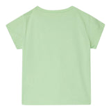 Liu Jo T-Shirt Girocollo Tinta Unita con Stampa per Bambina KA5081JXX VERDE LIU JO 