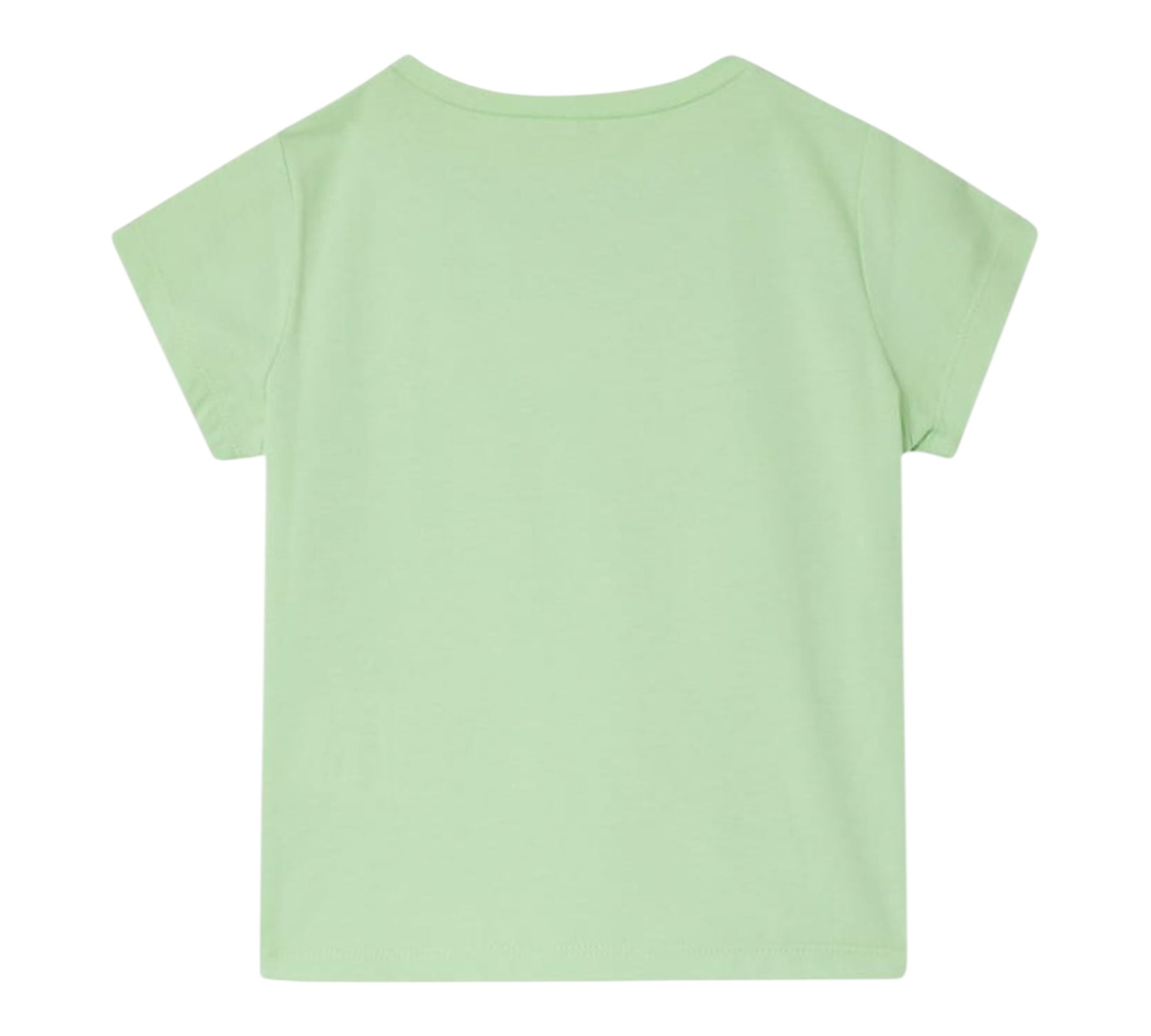 Liu Jo T-Shirt Girocollo Tinta Unita con Stampa per Bambina KA5081JXX VERDE LIU JO 