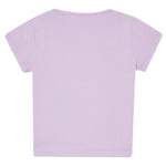 Liu Jo T-Shirt Girocollo Tinta Unita con Brillantini per Neonata KA5081NX LILLA LIU JO 