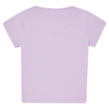 Liu Jo T-Shirt Girocollo Tinta Unita con Brillantini per Bambina KA5081X LILLA LIU JO 