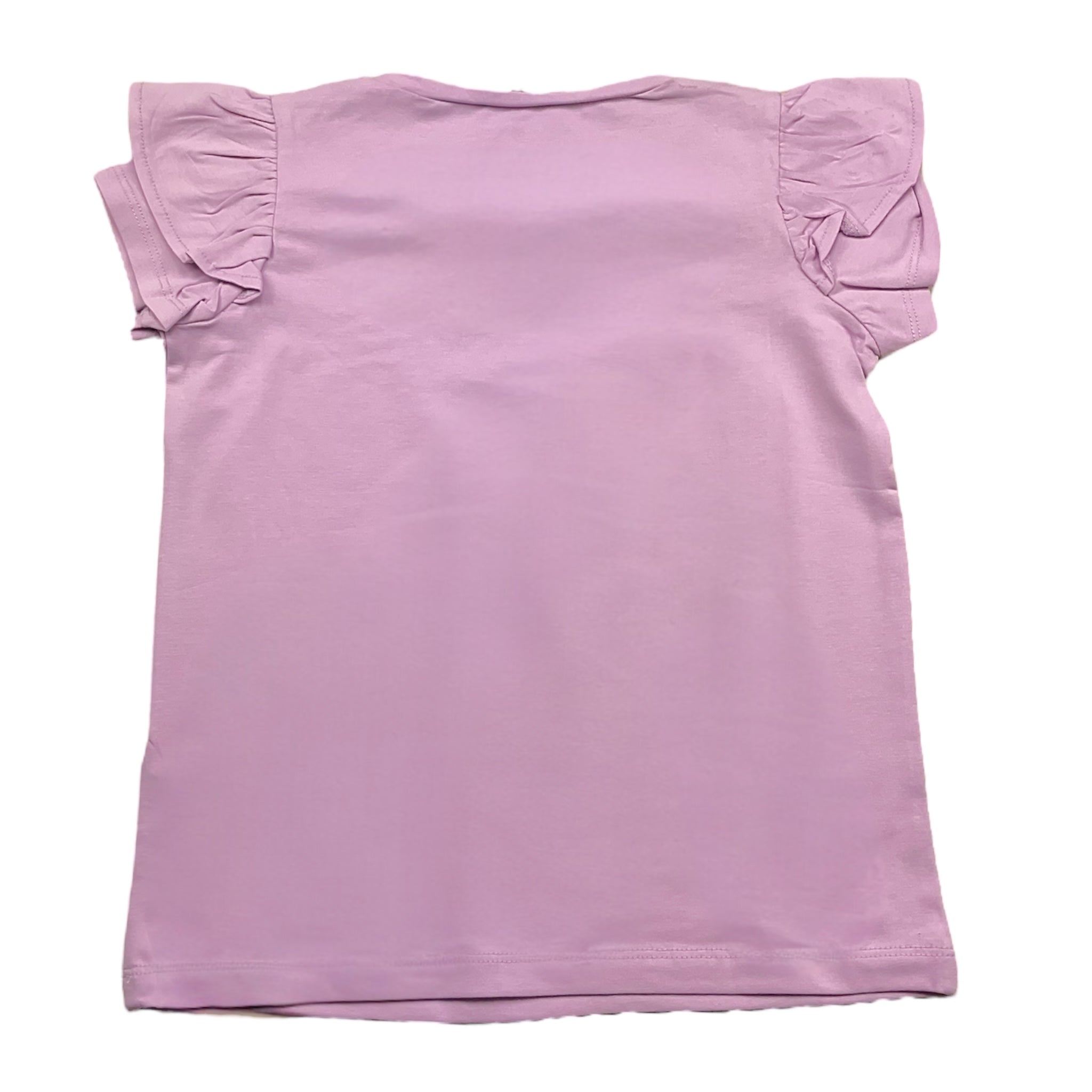 Liu Jo T-Shirt Tinta Unita con Brillantini per Neonata KA5092N LILLA LIU JO 