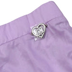 Liu Jo Short Tinta Unita Modello Gonna per Bambina KA5125XXXJ LILLA LIU JO 