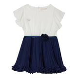 Liu Jo Abito Bicolore Mezza Manica Velato per Bambina KA5133J BIANCO/BLU LIU JO 