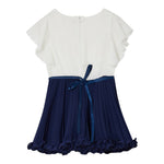 Liu Jo Abito Bicolore Mezza Manica Velato per Bambina KA5133J BIANCO/BLU LIU JO 
