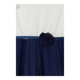 Liu Jo Abito Bicolore Mezza Manica Velato per Bambina KA5133J BIANCO/BLU LIU JO 