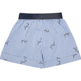 Liu Jo Short Tinta Unita con Fantasia A Righe per Bambina KA5143XX AZZURRO LIU JO 