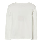 Liu Jo Shirt Girocollo tinta unita con Brillantini Bianco per Neonata KF5090N BIANCO LIU JO 