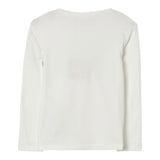 Liu Jo Shirt Girocollo tinta unita con Brillantini Bianco per Neonata KF5090N BIANCO LIU JO 