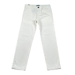 Liu Jo Pantalone tinta unita con Girovita Regolabile Bianco per Bambino QA2057 BIANCO LIU JO 