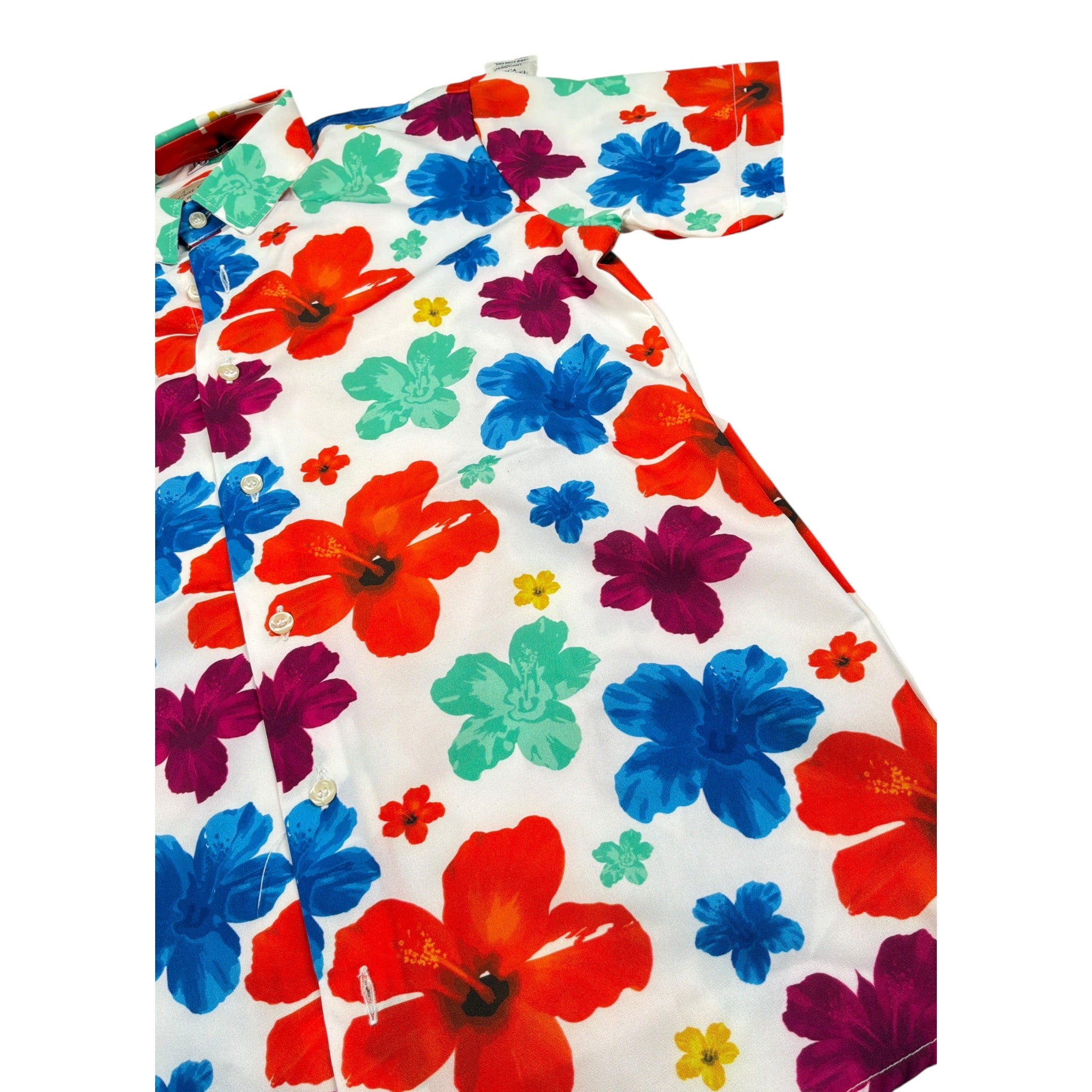 Louis Dieudonne' Camicia tinta unita con Stampa Fiori Bianco per Bambino FJFIR5I BIANCO LOUIS DIEUDONNE' 