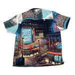 Louis Dieudonne' Camicia Mezza Manica Tinta Unita con Stampa per Bambino LD0111 BLU LOUIS DIEUDONNE' 