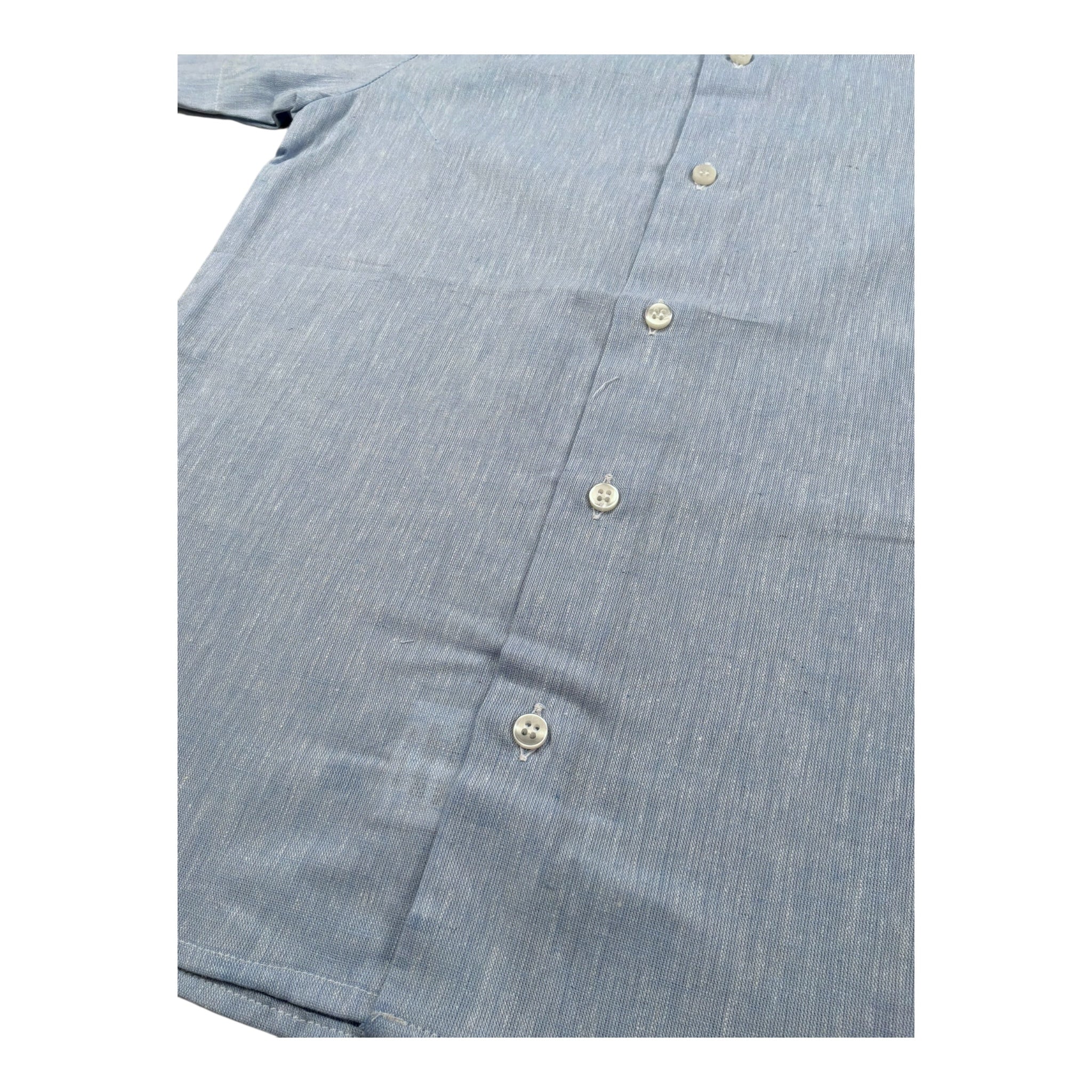 Louis Dieudonne' Camicia Mezza Manica Tinta Unita per Bambino LD03 AZZURRO LOUIS DIEUDONNE' 