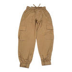 Lu Lu By Miss Grant Pantalone Tinta Unita con Elastico In Vita per Bambina LL3458 BISCOTTO LU LU BY MISS GRANT 
