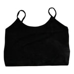 Lu Lu By Miss Grant Top tinta unita A Bretelle Nero per Bambina LL3473 NERO LU LU BY MISS GRANT 