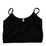Lu Lu By Miss Grant Top tinta unita A Bretelle Nero per Bambina LL3473 NERO LU LU BY MISS GRANT 