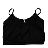 Lu Lu By Miss Grant Top tinta unita A Bretelle Nero per Bambina LL3473 NERO LU LU BY MISS GRANT 