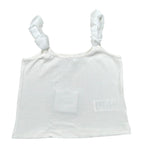 Lu Lu By Miss Grant Top tinta unita A Bretelle Bianco per Bambina LL3501 BIANCO LU LU BY MISS GRANT 