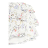 Lu Lu By Miss Grant Top Tinta Unita con Fantasia Fiori per Bambina LL3535 PANNA LU LU BY MISS GRANT 