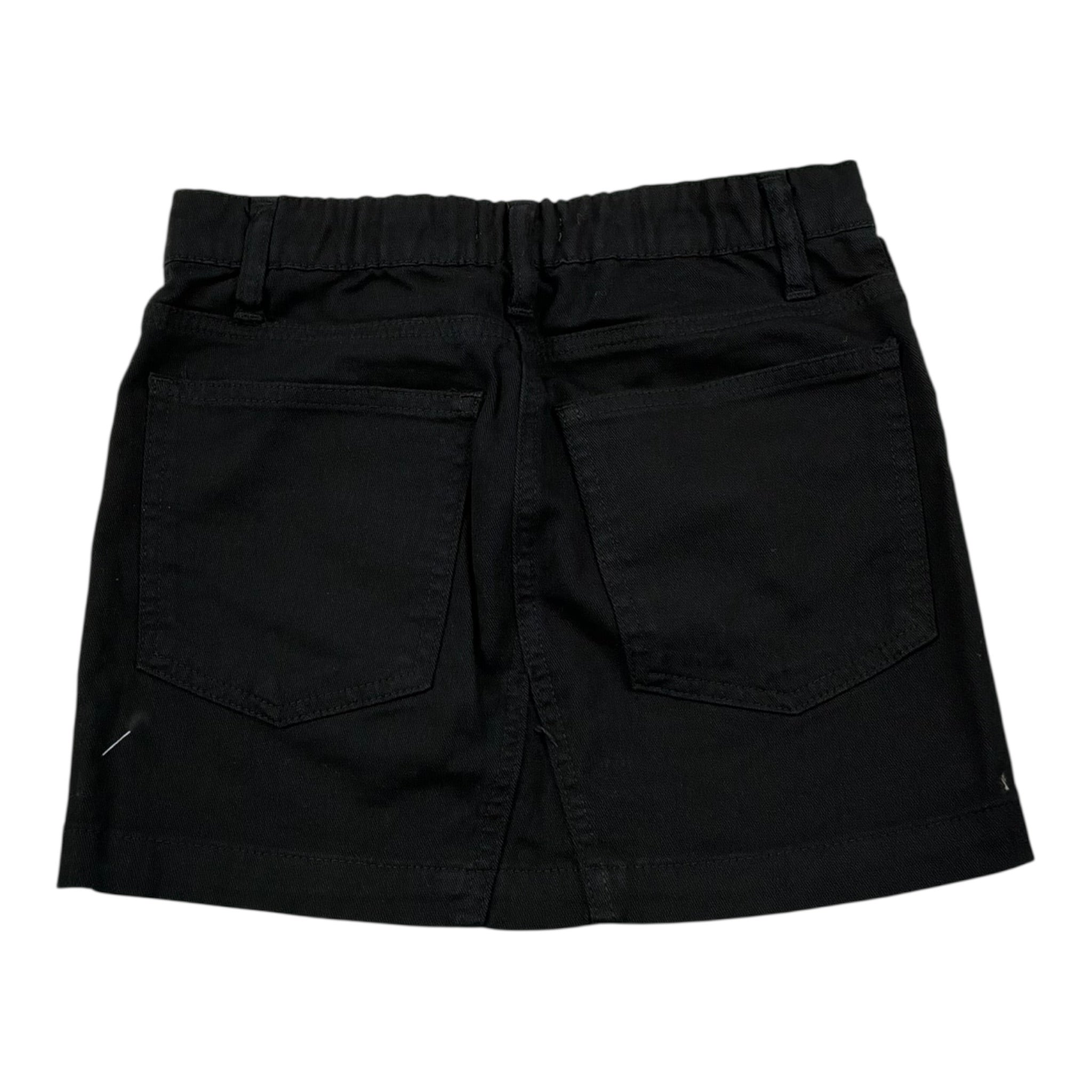 Lu Lu By Miss Grant Gonna tinta unita con Elastico In Vita Nero per Bambina LL3562X NERO LU LU BY MISS GRANT 