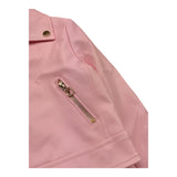Lu Lu By Miss Grant Giubbino In Ecopelle Tinta Unita con Zip per Bambina LL3590 ROSA LU LU BY MISS GRANT 