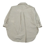 Lu Lu By Miss Grant Camicia Tinta Unita con Fantasia A Righe per Bambina LL3646 BEIGE LU LU BY MISS GRANT 