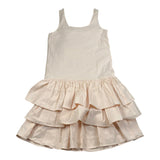 Lu Lu By Miss Grant Abito tinta unita Beige per Bambina LL3689 BEIGE LU LU BY MISS GRANT 
