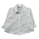M+E' Camicia Manica Lunga Tint Unita Bianco per Neonato UE0448N BIANCO M+E' 