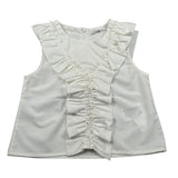 M+E' Camicia Giromanica tinta unita Bianco per Neonata UE0895N BIANCO M+E' 