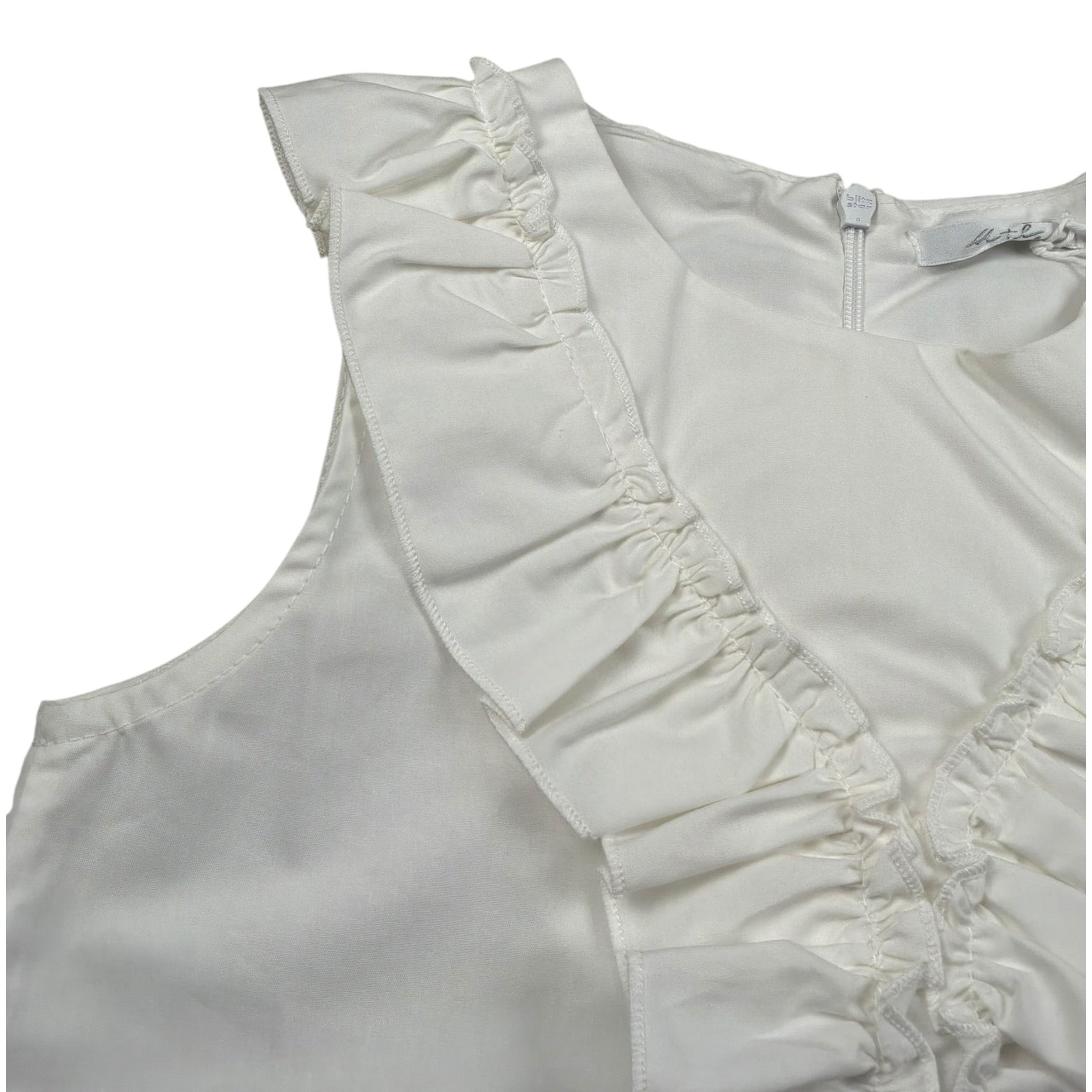M+E' Camicia Giromanica tinta unita Bianco per Neonata UE0895N BIANCO M+E' 