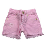 M+E' Short In Denim tinta unita Rosa per Neonata UE1300 ROSA M+E' 