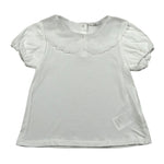 M+E' T-Shirt tinta unita con Colletto Bianco per Neonata UE1773NXX BIANCO M+E' 