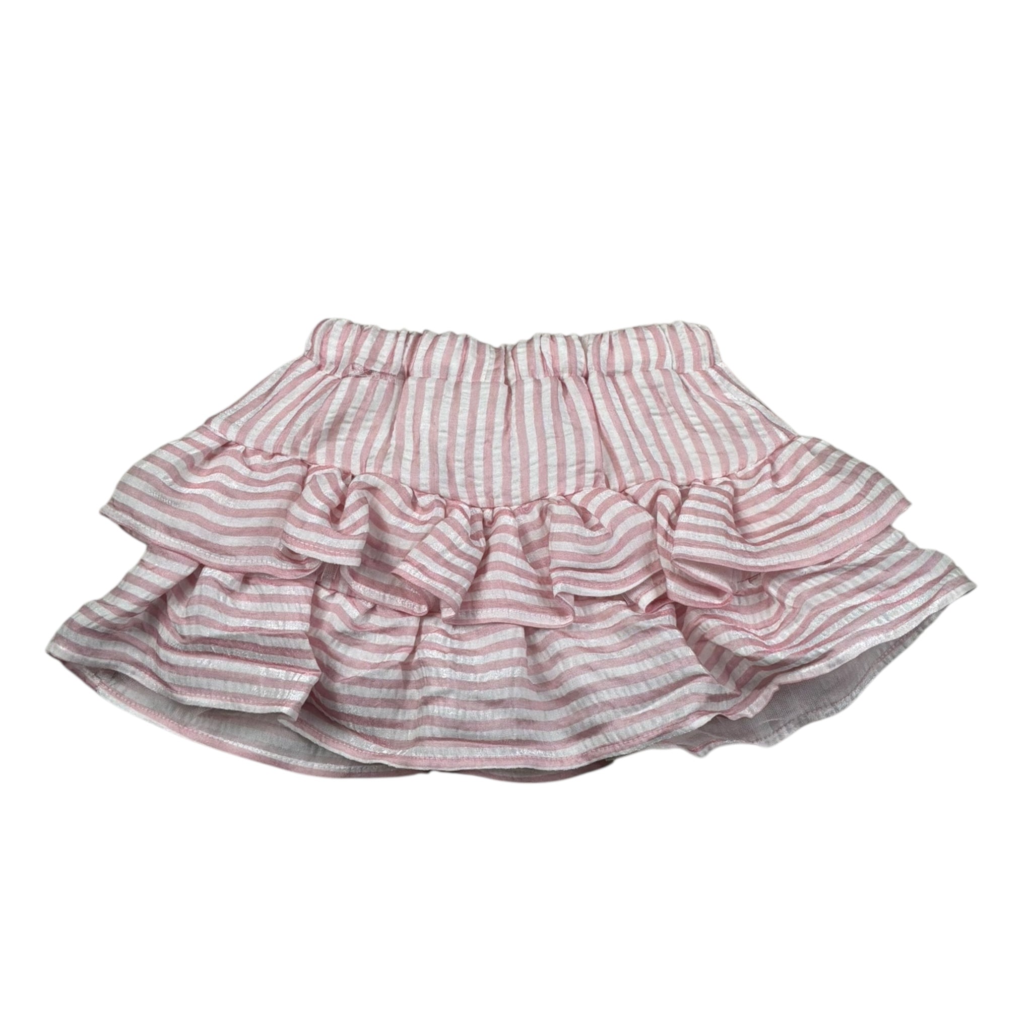 M+E' Gonna Fantasia A Righe Bicolore per Neonata UE1778NXX BIANCO/ROSA M+E' 