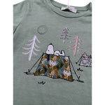 M+E' T-Shirt Girocollo tinta unita con Stampa Verde per Neonato UEM0342 VERDE M+E' 