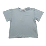 M+E' T-Shirt Girocollo tinta unita Azzurro per Bambino UEM0479 AZZURRO M+E' 