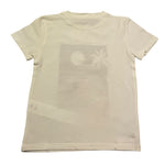 M+E' T-Shirt Girocollo Tinta Unita con Stampa In Contrasto per Neonato UEM0483 PANNA M+E' 