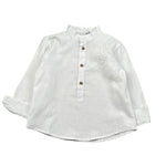 M+E' Camicia Manica Lunga tinta unita Collo Coreano Panna per Neonato UEM0507XN PANNA M+E' 